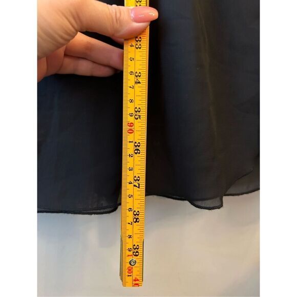 Wet Seal sheer wrap slit skirt with built-in shorts Small fairygoth whimsygoth - Picture 5 of 8